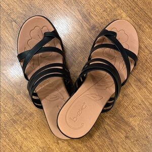 Brand new BOC Alisha slide black strappy sandals size 10